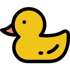 Don't feed the duck icon