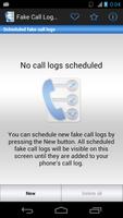 Fake Call Log Plakat