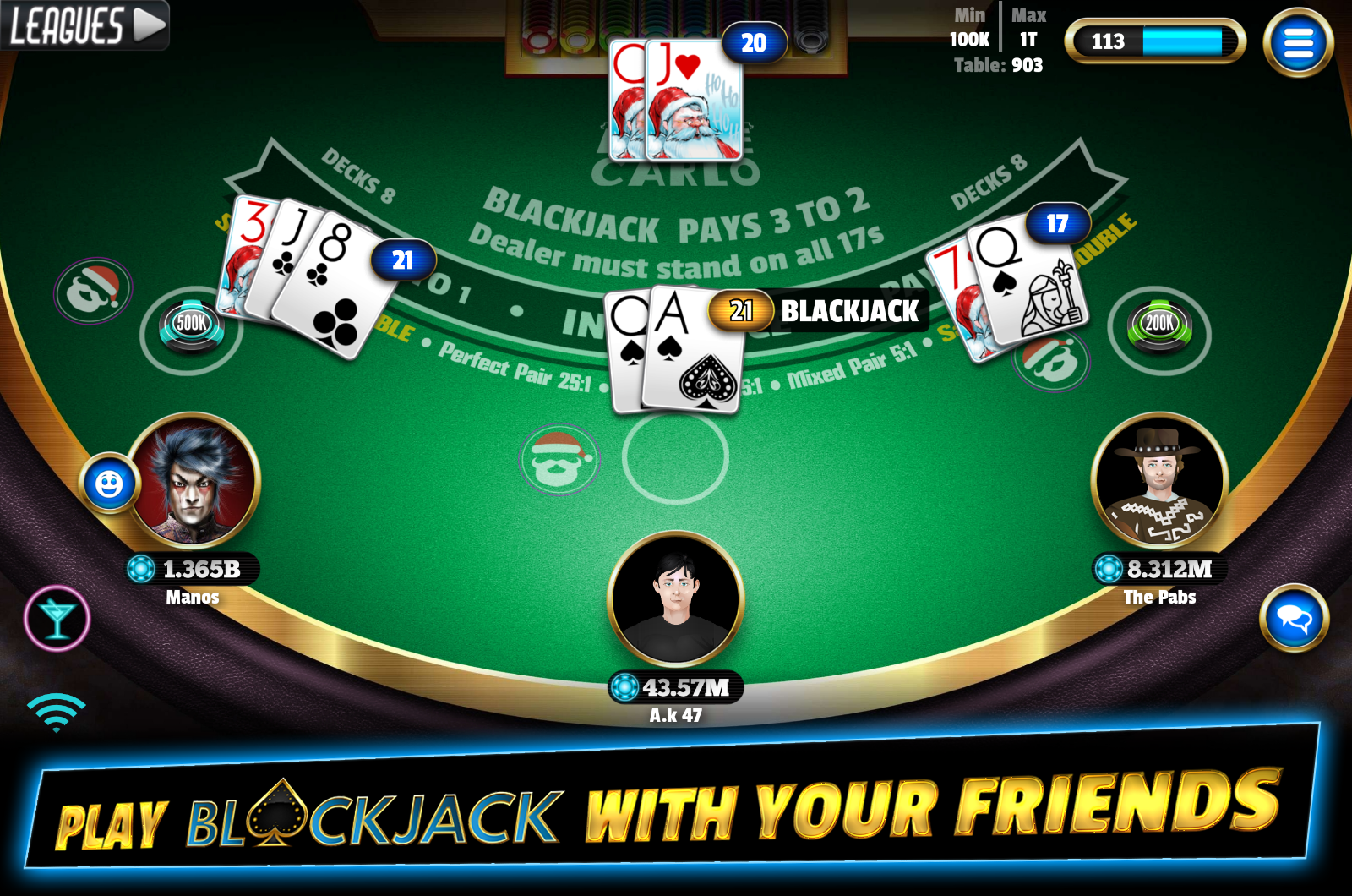 blackjack é 21
