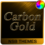 Carbon Gold - Theme for Xperia