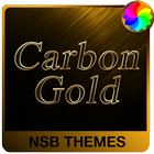 ikon Carbon Gold - Theme for Xperia