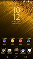 Carbon Gold - Theme for Xperia Cartaz