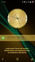 Emerald Gold Theme for Xperia capture d'écran 1