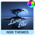 Luna Blu Theme for Xperia أيقونة