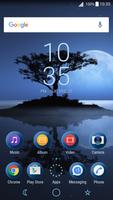 Luna Blu Theme for Xperia পোস্টার