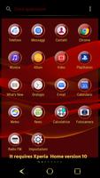 Ruby & Gold Theme for Xperia syot layar 2