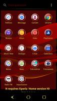 Ruby & Gold Theme for Xperia اسکرین شاٹ 2