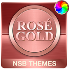 ikon Rosé Gold theme for Xperia