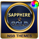 Sapphire Gold Theme for Xperia APK