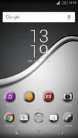 Silver Brushed for Xperia पोस्टर