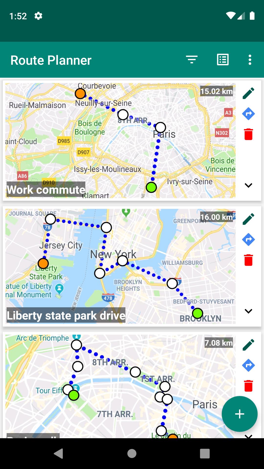 multi city driving trip planner