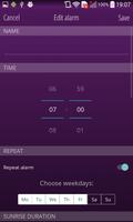 Sunrise Alarm Clock تصوير الشاشة 2