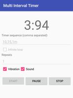 Multi Interval Timer Ekran Görüntüsü 1