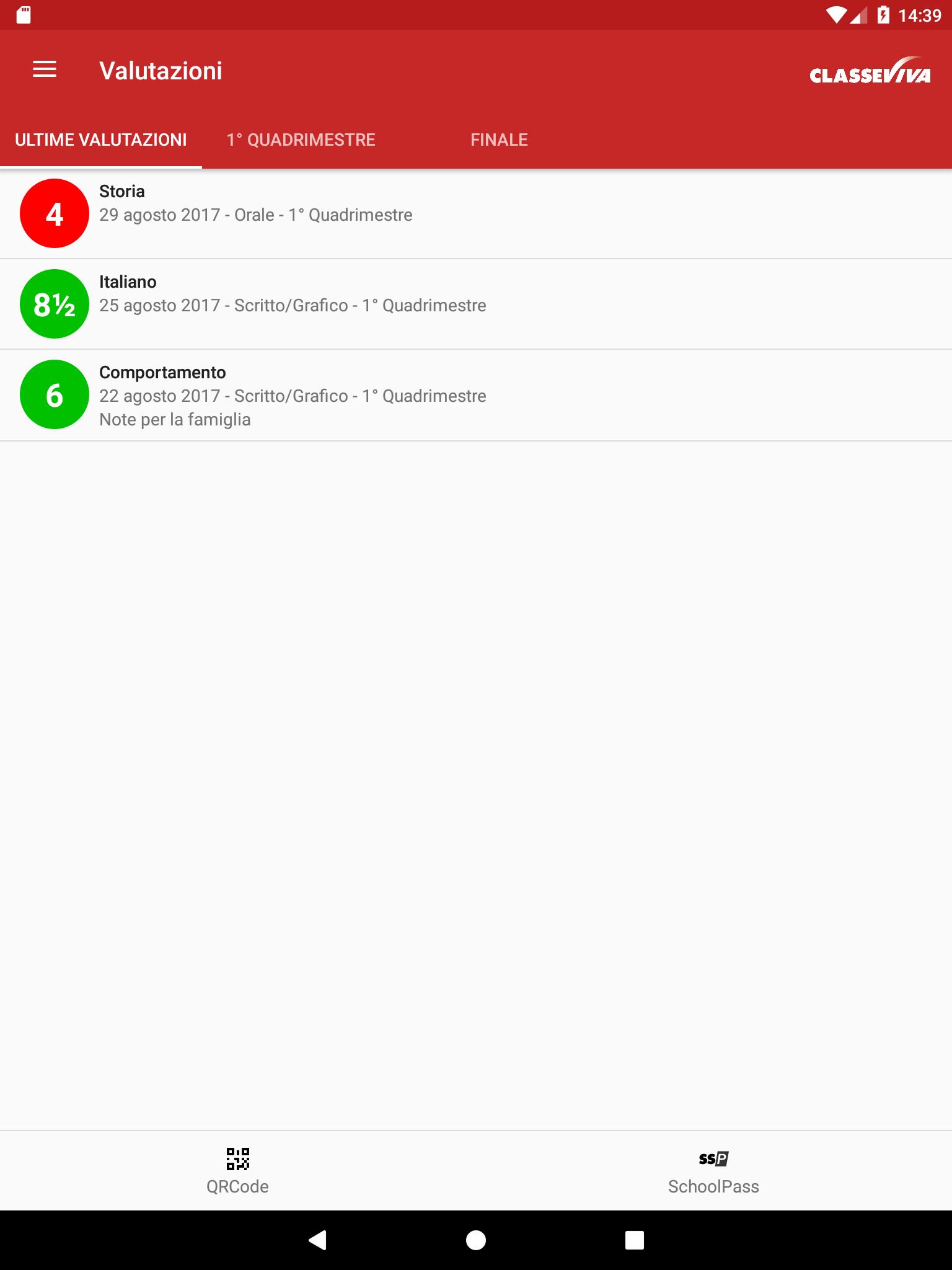 classeviva studenti scarica