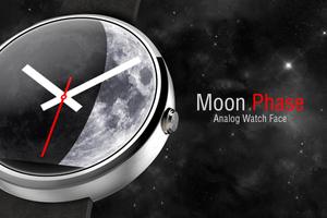 Moon Phase - Analog Watch Face পোস্টার