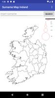 Surname Map Ireland 海报