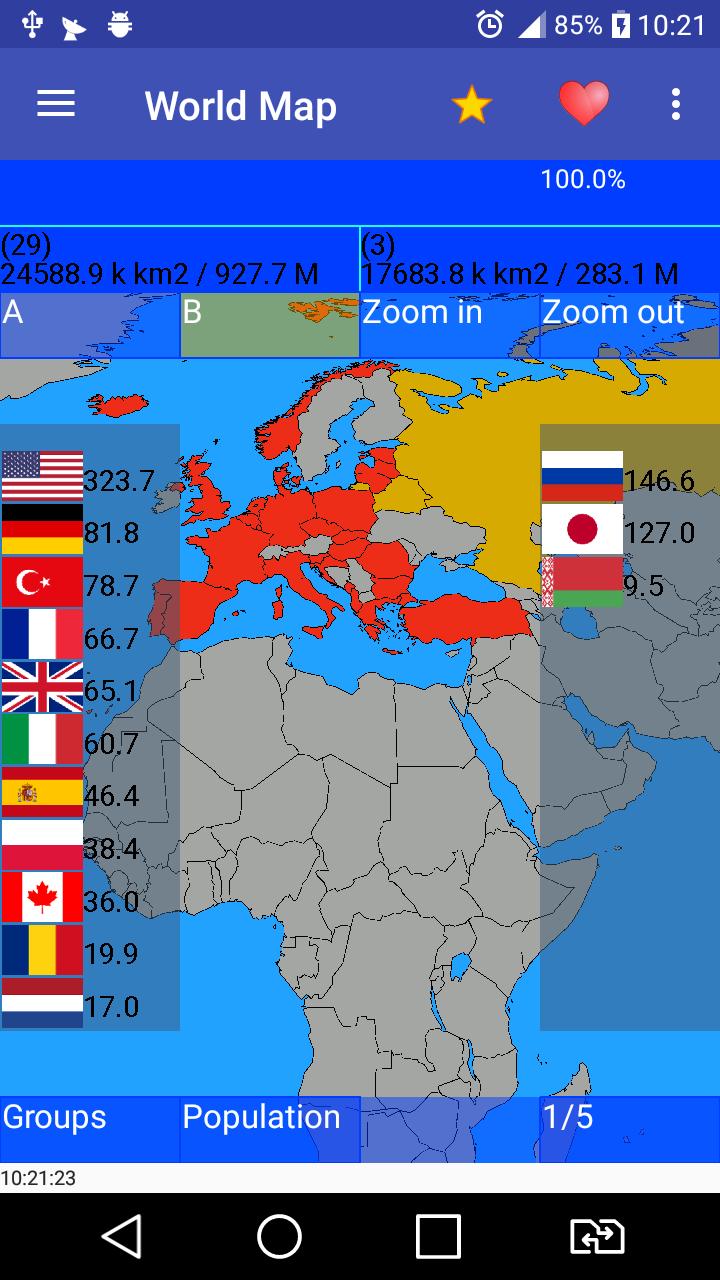 Mapa mundial para Android - APK Baixar