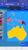 Mapa Australii i Oceanii الملصق