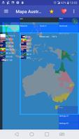 Mapa Australii i Oceanii تصوير الشاشة 2