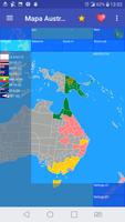 Mapa Australii i Oceanii تصوير الشاشة 3