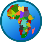 Mapa de África icono