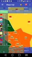 Mapa Azji capture d'écran 1