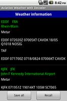 Aviation Weather with Decoder capture d'écran 2