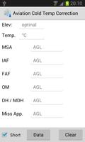 Aviation Cold Temp Correction ภาพหน้าจอ 1