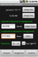 Solar and Moon Calculator الملصق