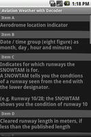 Snowtam Decoder capture d'écran 3