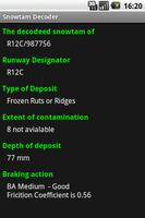 Snowtam Decoder capture d'écran 1
