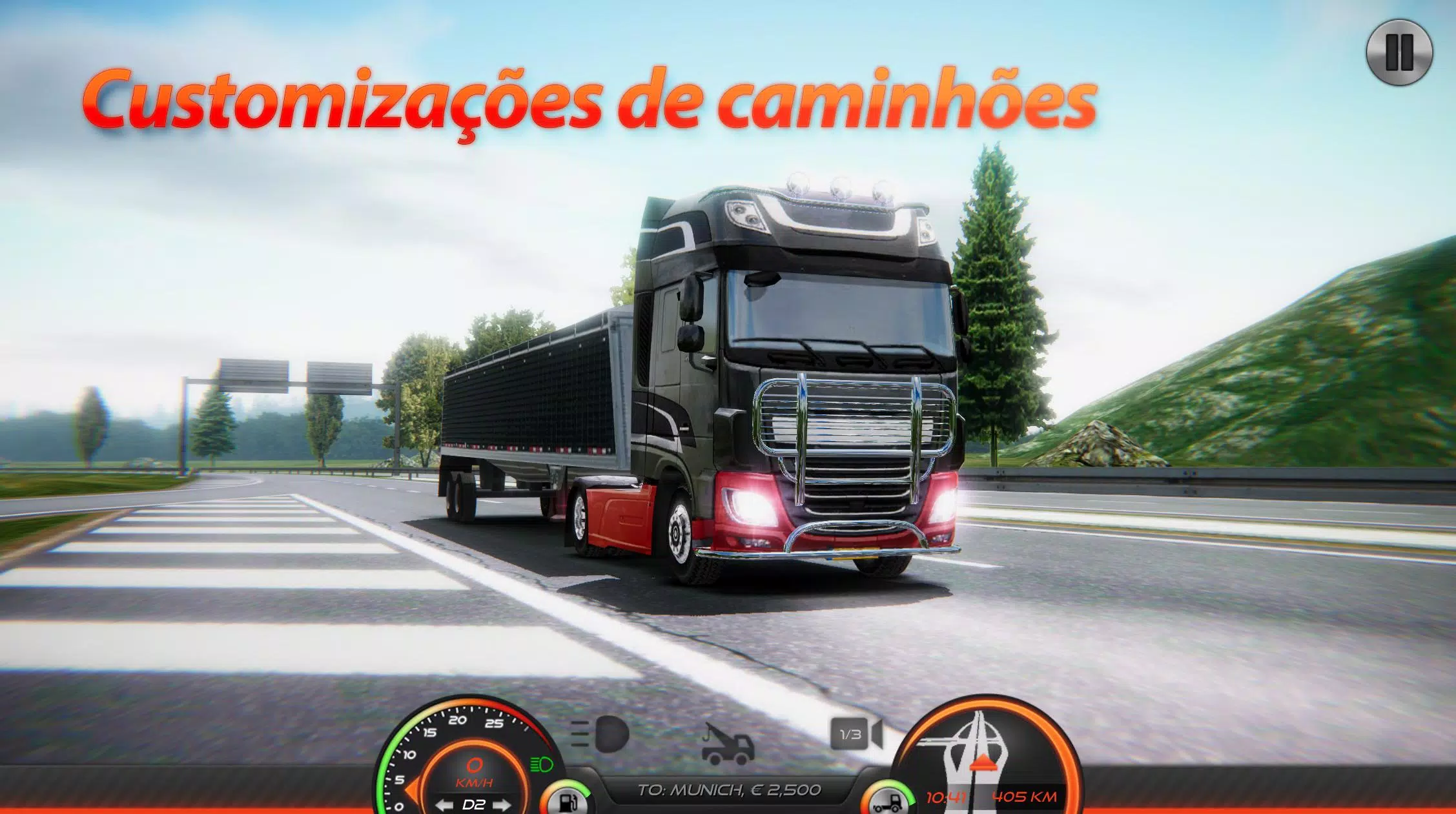 PRIMEIRA VIAGEM - Truck Simulator Europe 3 (Novo Jogo de Caminhões