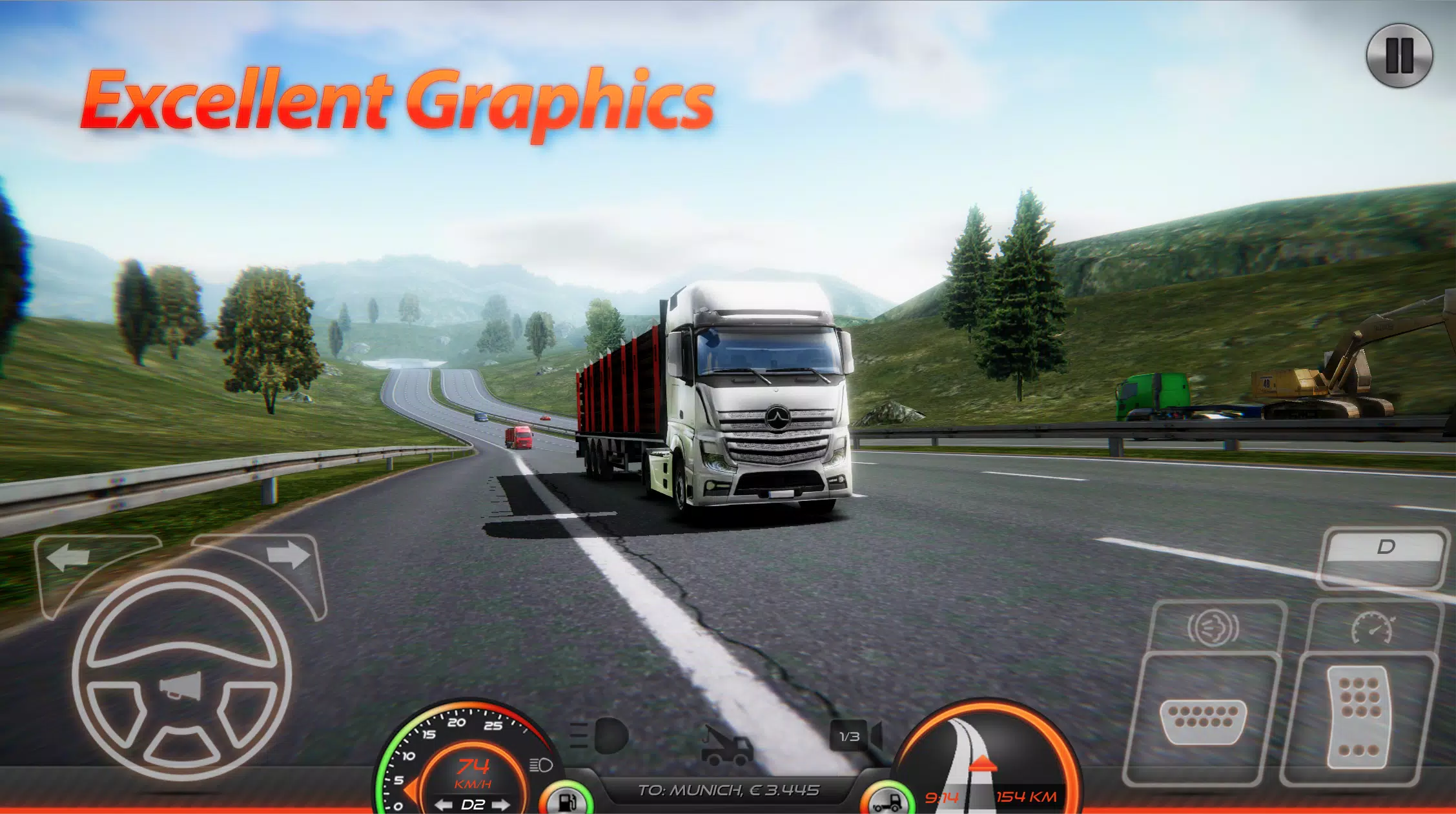 Truck Simulator : Europe Mod apk [Unlimited money] download