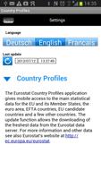 Eurostat Profils des pays capture d'écran 2