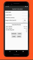 Asphalt Calculator poster