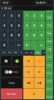 Feet & Inch Construction Calc ภาพหน้าจอ 2