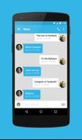 EvolveSMS Theme Blue Material screenshot 1