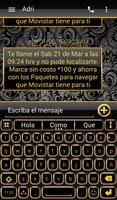 THEME FOR EVOLVESMS GOLD  BLK screenshot 1