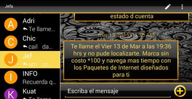 THEME FOR EVOLVESMS GOLD  BLK screenshot 2