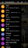 THEME FOR EVOLVESMS GOLD  BLK screenshot 3
