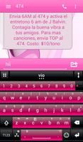 THEME FOR EVOLVESMS PINK GLASS screenshot 1