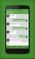 EvolveSMS Theme Green Hang screenshot 2