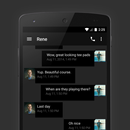 EvolveSMS Theme Hangout Dark APK