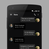 EvolveSMS Theme Black Material