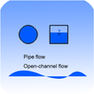 civil water flow calculator