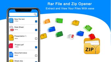 Zip Extractor & UnZIP & UnRAR Affiche