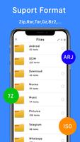 Zip Extractor & UnZIP & UnRAR capture d'écran 1