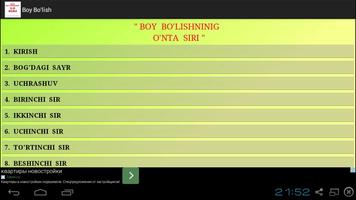 Boy Bo'lishning O'nta Siri plakat