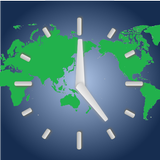 World clock-time difference- ไอคอน