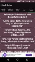 Hindi status- All in one Video Status ,SMS capture d'écran 3